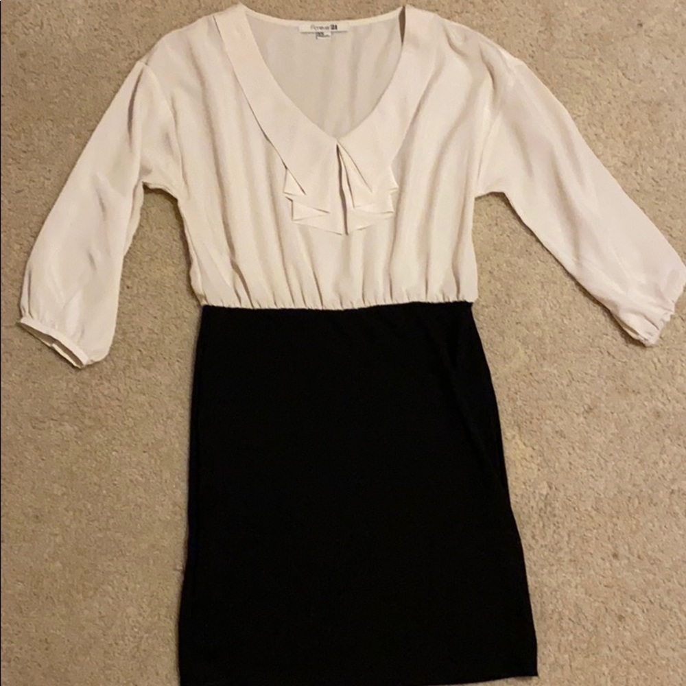 Black and white dress